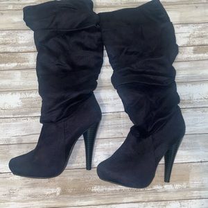 Black Suede Boots